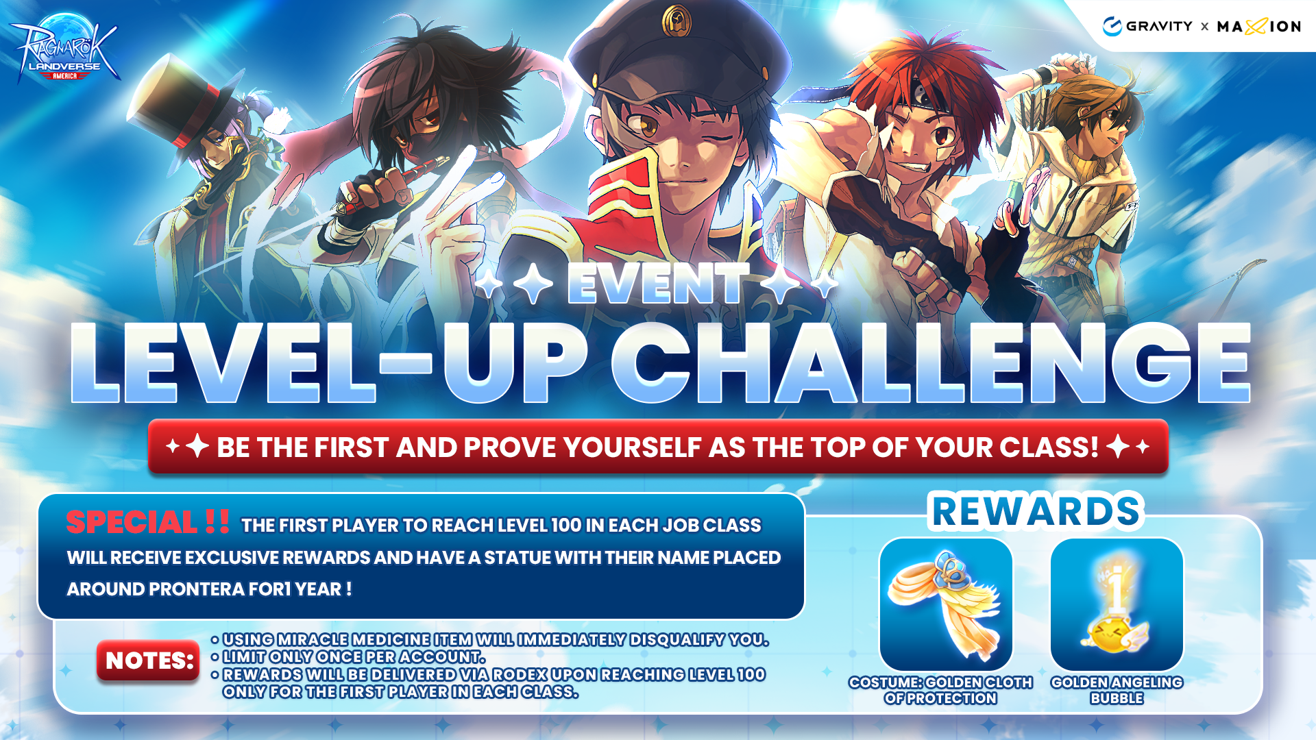 Ragnarok Online Landverse America : Level-Up Challenge