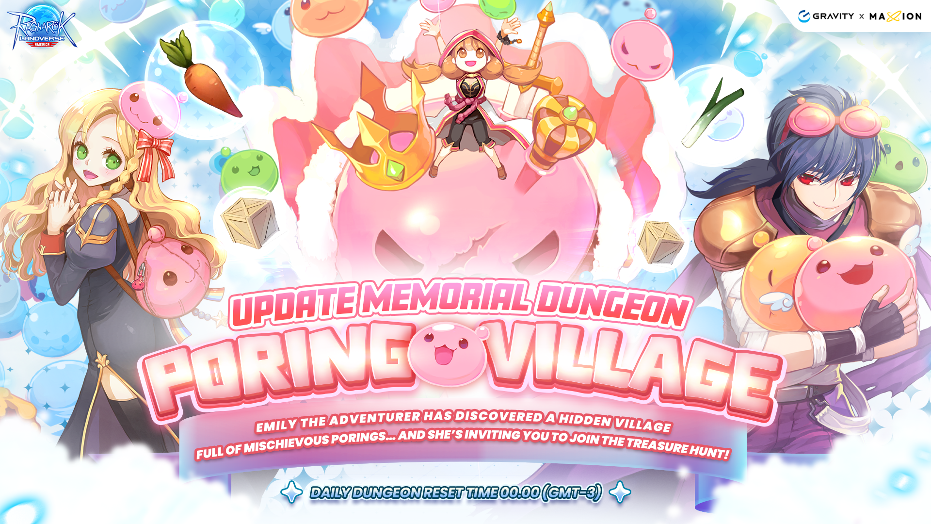 Ragnarok Online Landverse America : Poring Village