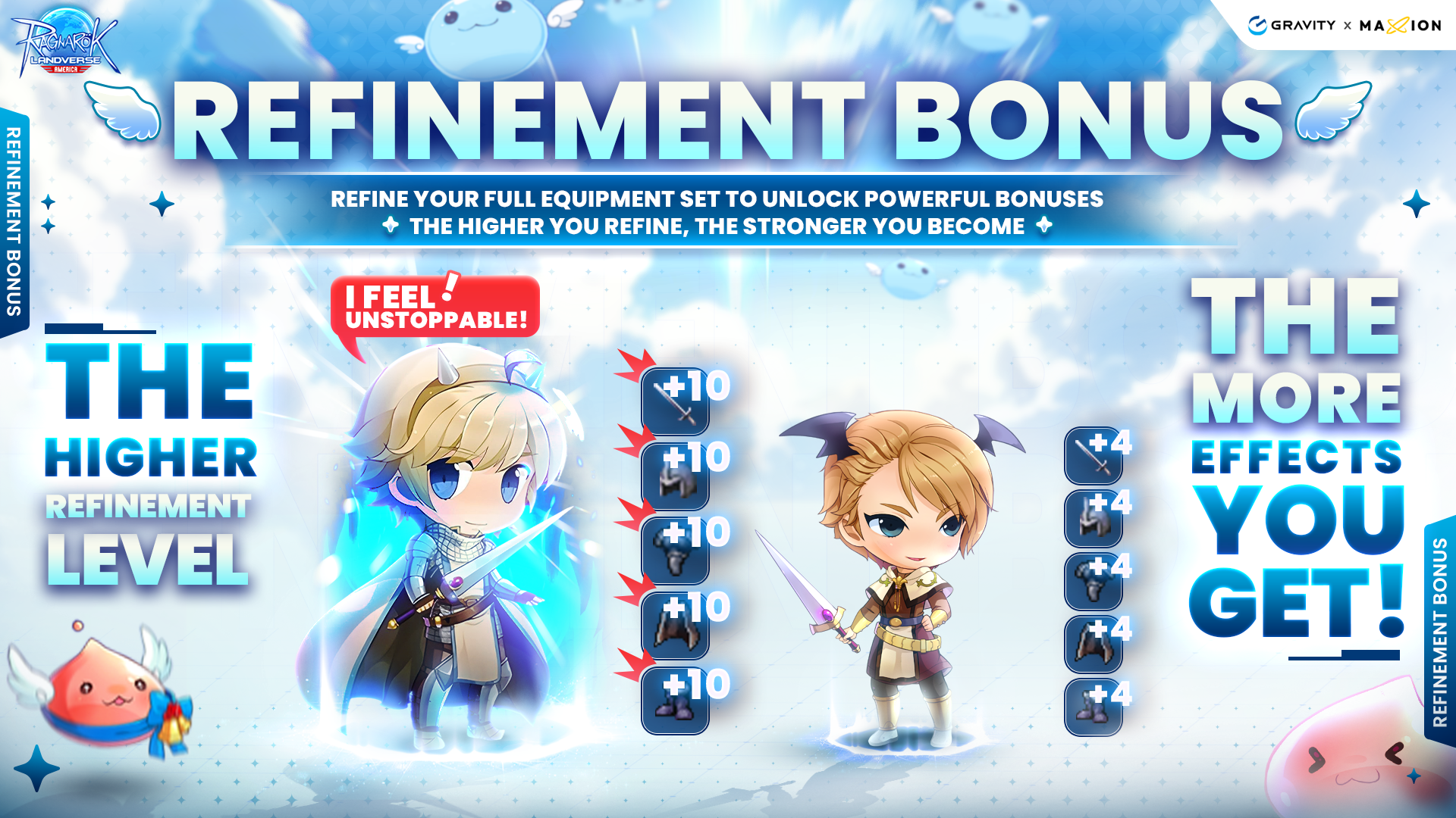 Ragnarok Online Landverse America : Bônus de Refinamento