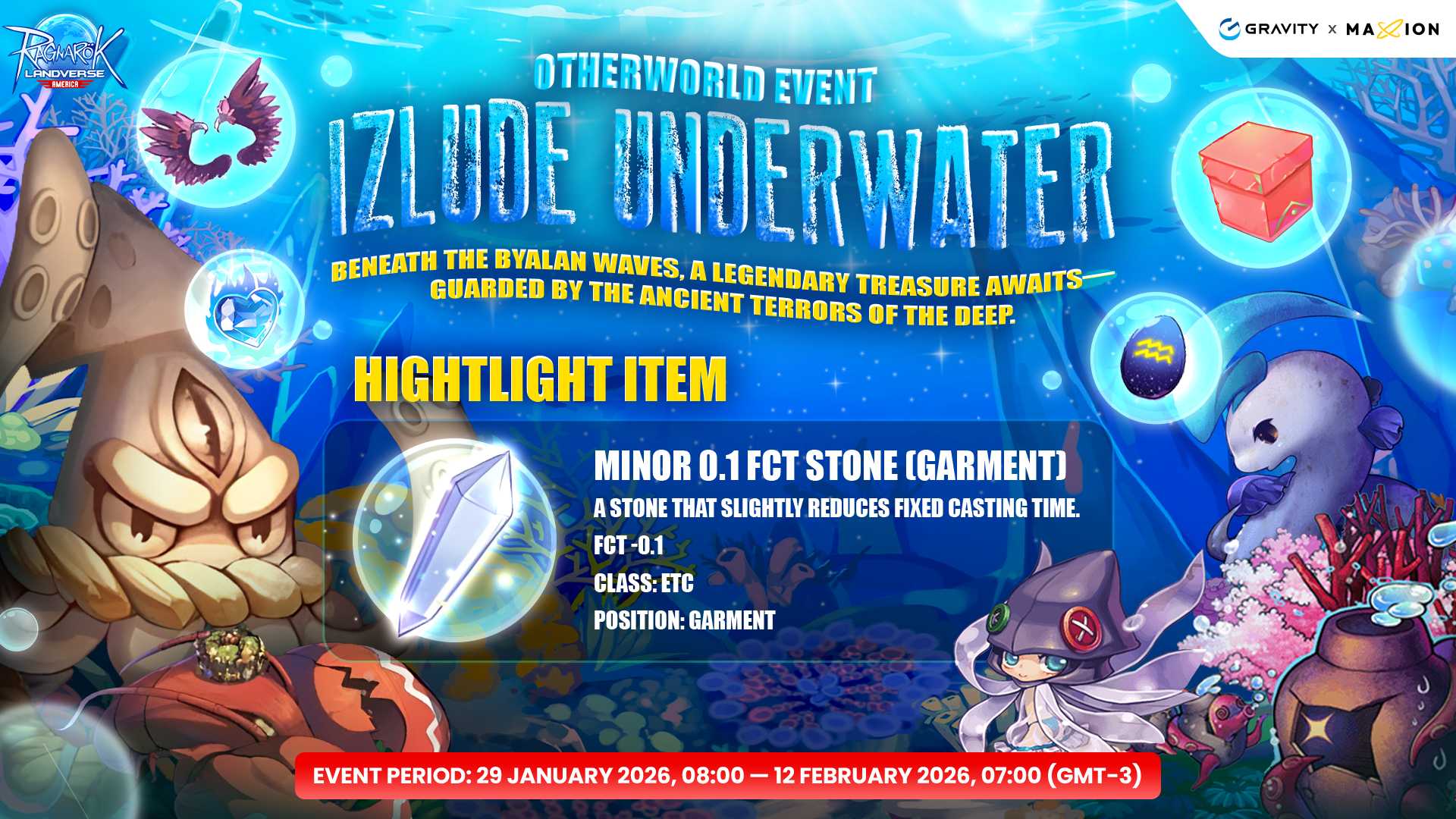 Ragnarok Online Landverse America : Otherworld Event: Izlude Underwater
