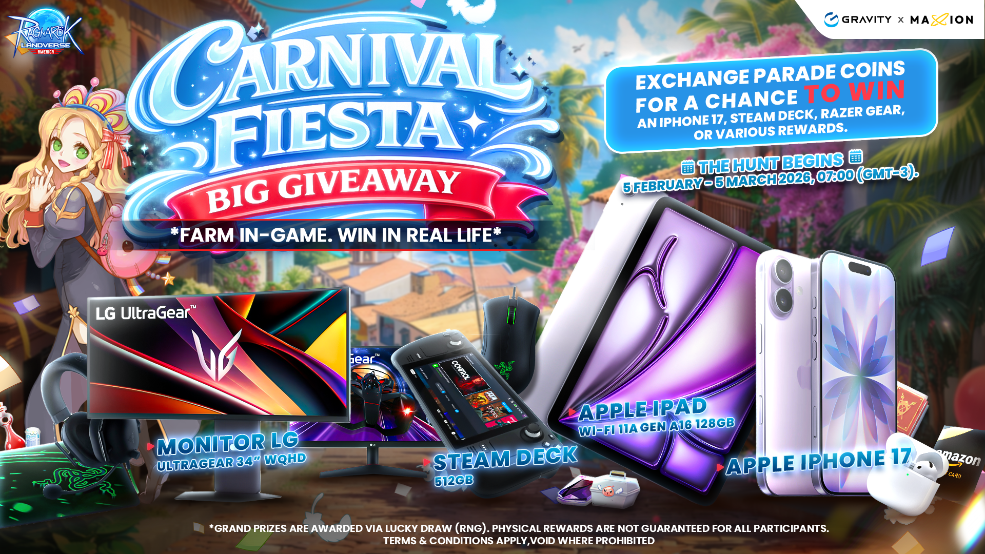 Ragnarok Online Landverse America : Carnival Fiesta: Loot Parade