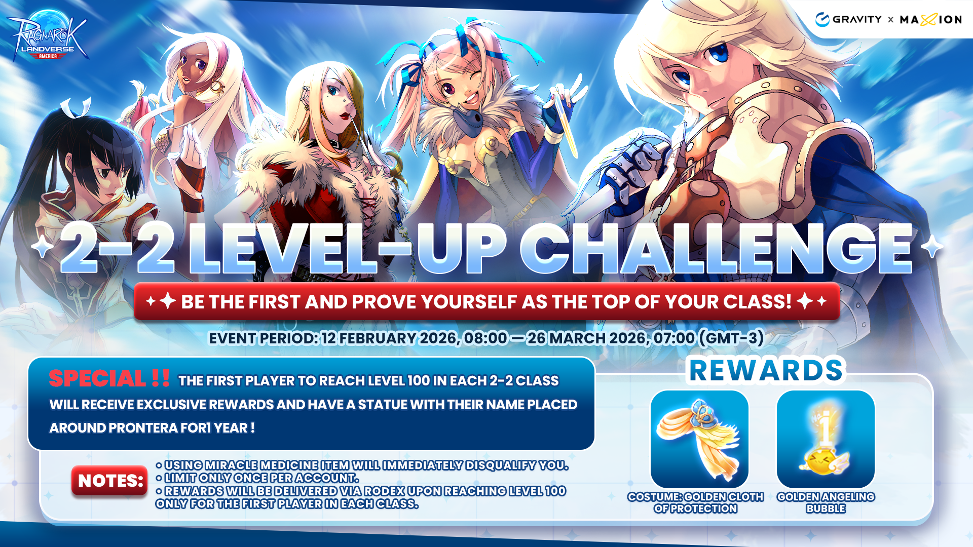 Ragnarok Online Landverse America : Level-Up Challenge Class 2-2