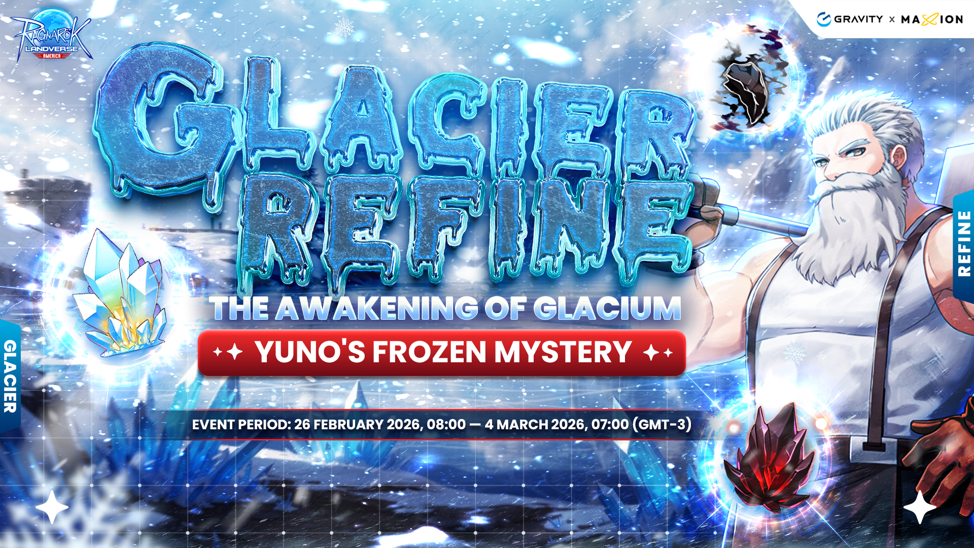 Ragnarok Online Landverse America : Glacier Refine