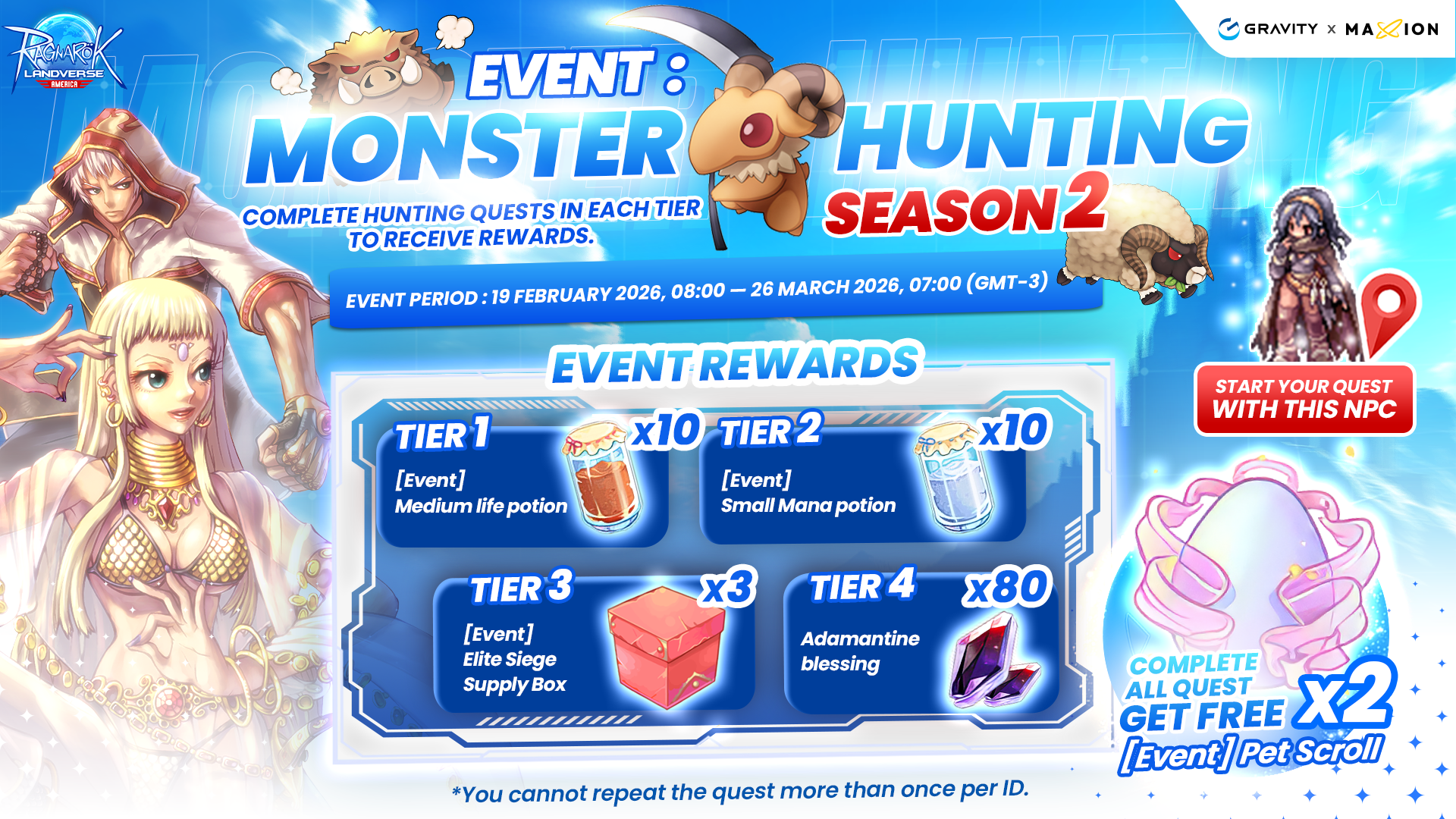 Ragnarok Online Landverse America : Monster Hunting SS2