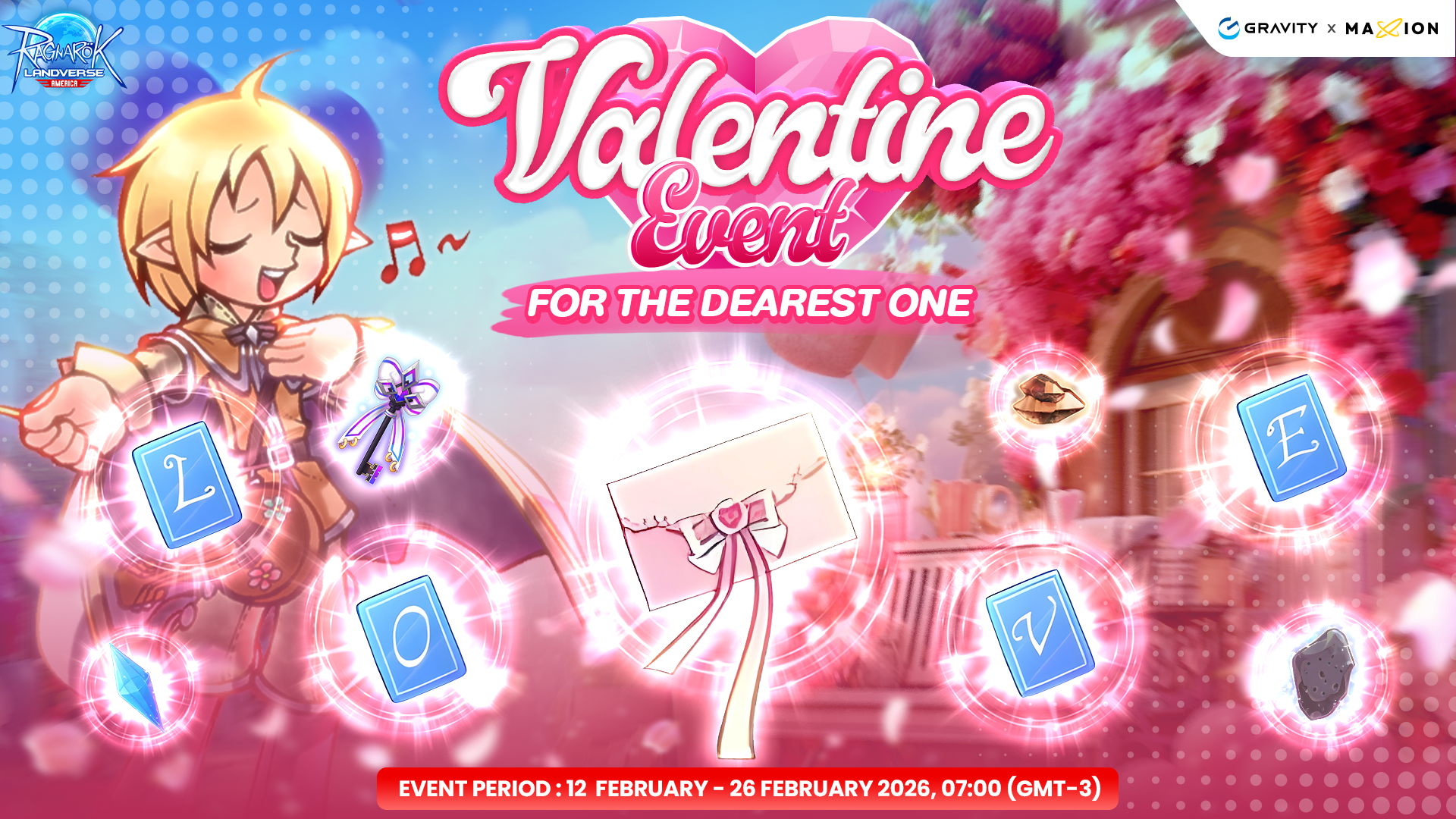 Ragnarok Online Landverse America : Valentine Event – For the Dearest one
