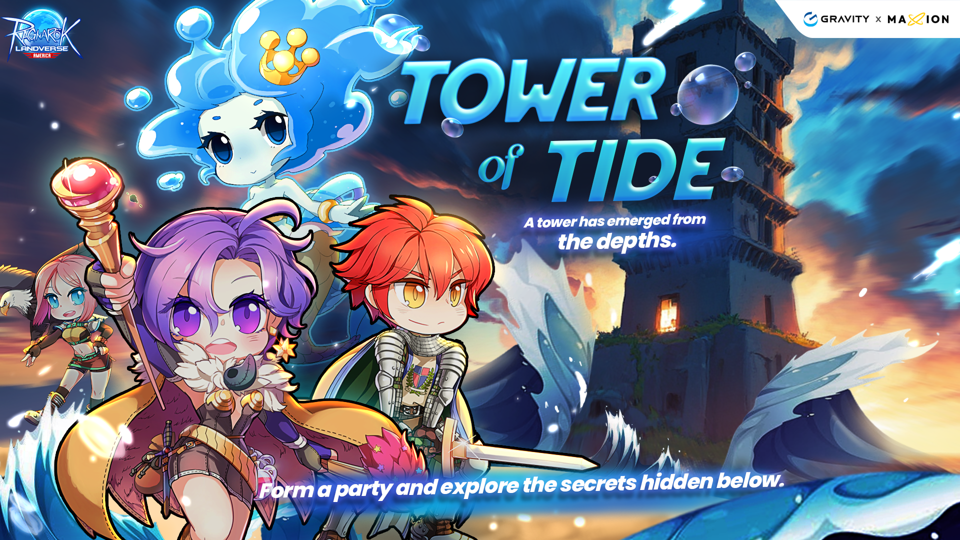 Ragnarok Online Landverse America : Instance Dungeon – Tower of Tides