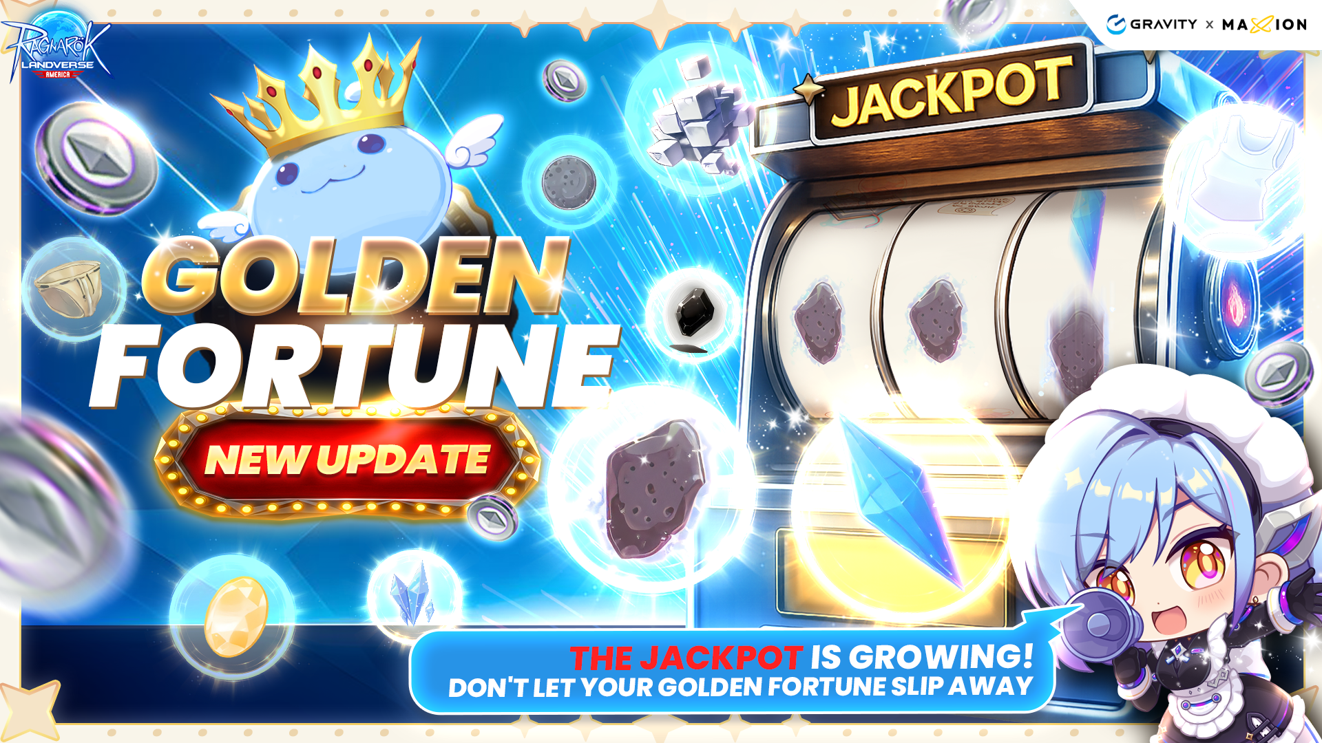 Ragnarok Online Landverse America : Golden Fortune Update 19 Mar 2026