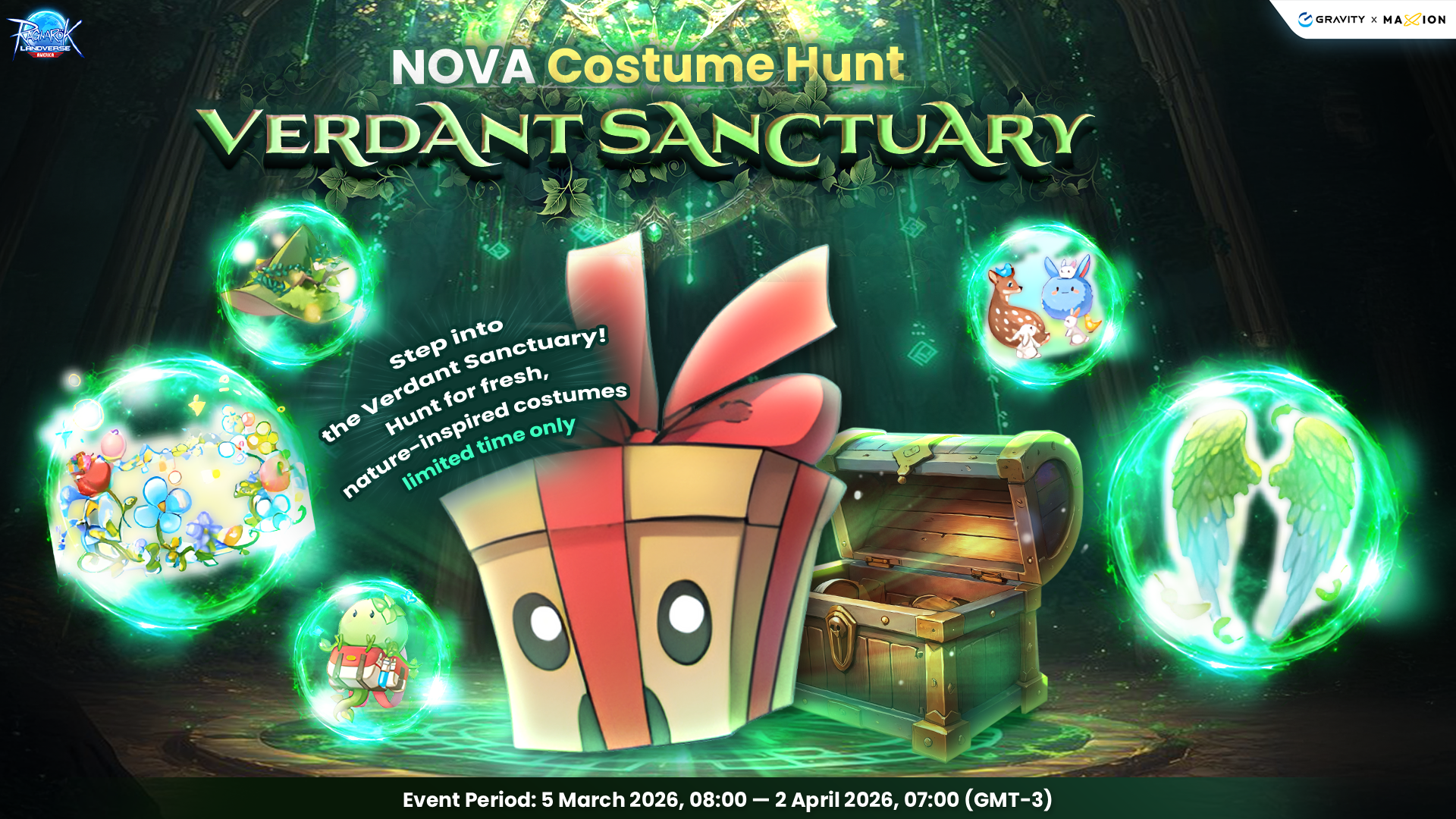 Ragnarok Online Landverse America : Nova Instance (Costume) – Verdant Sanctuary