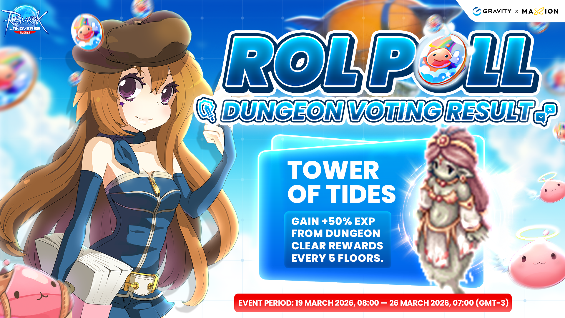 Ragnarok Online Landverse America : ROL Poll – Dungeon Voting Result