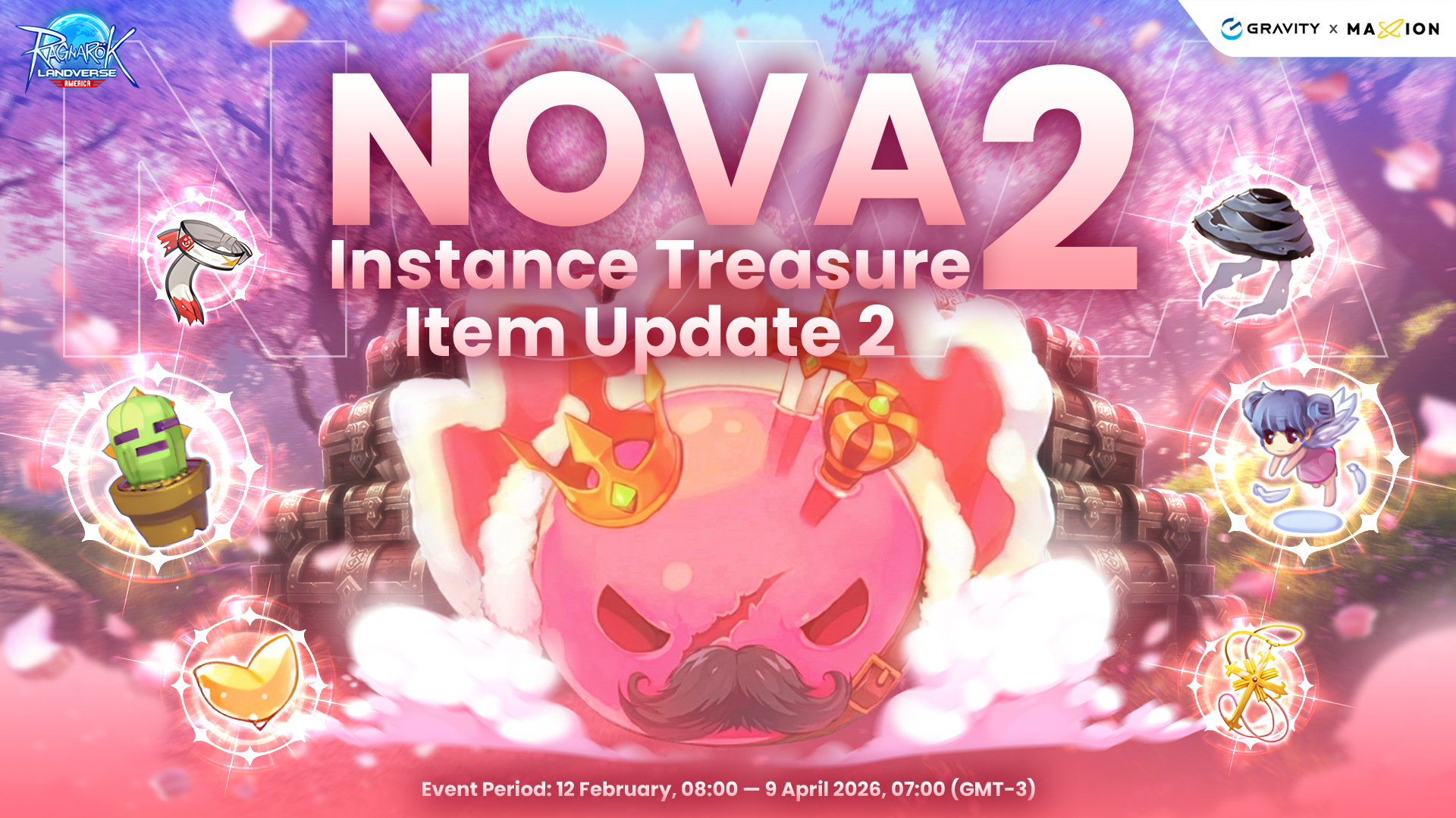 Ragnarok Online Landverse America : NOVA Instance Treasure 2 – Item Update 2