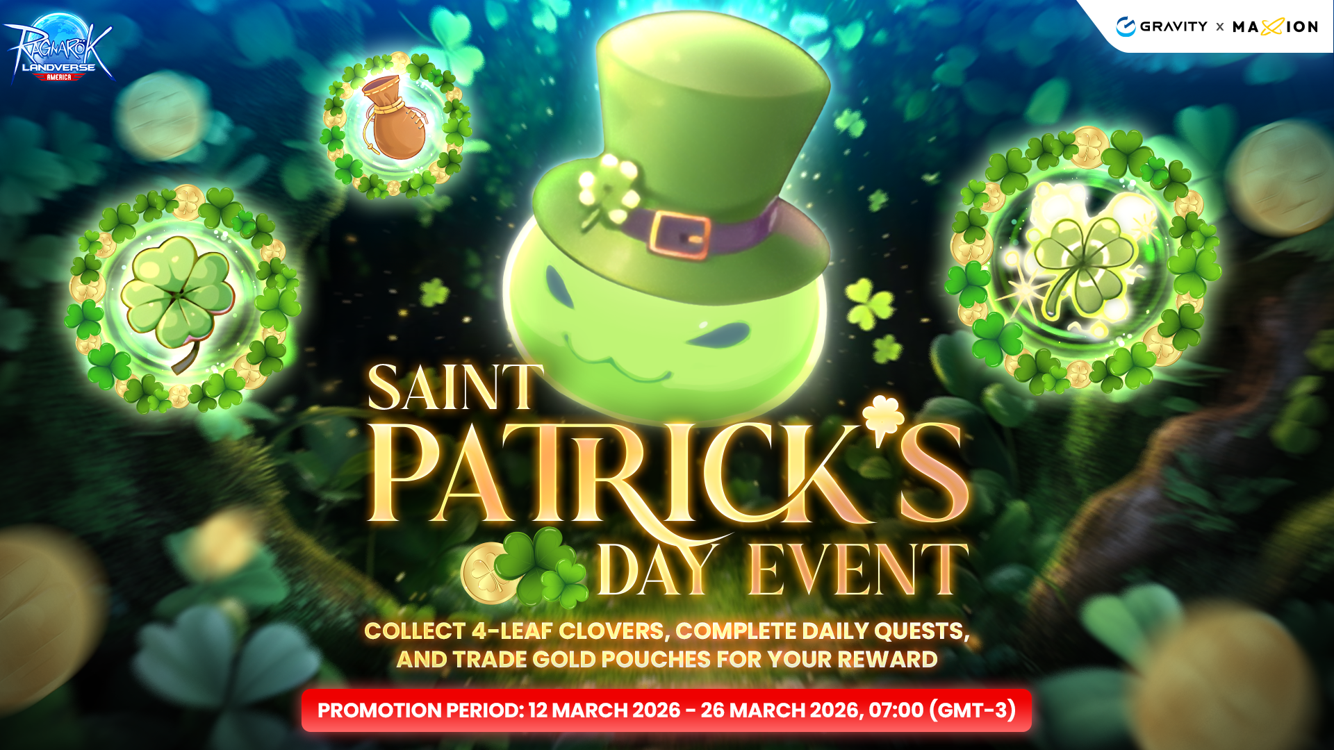 Ragnarok Online Landverse America : Saint Patrick’s Day Event