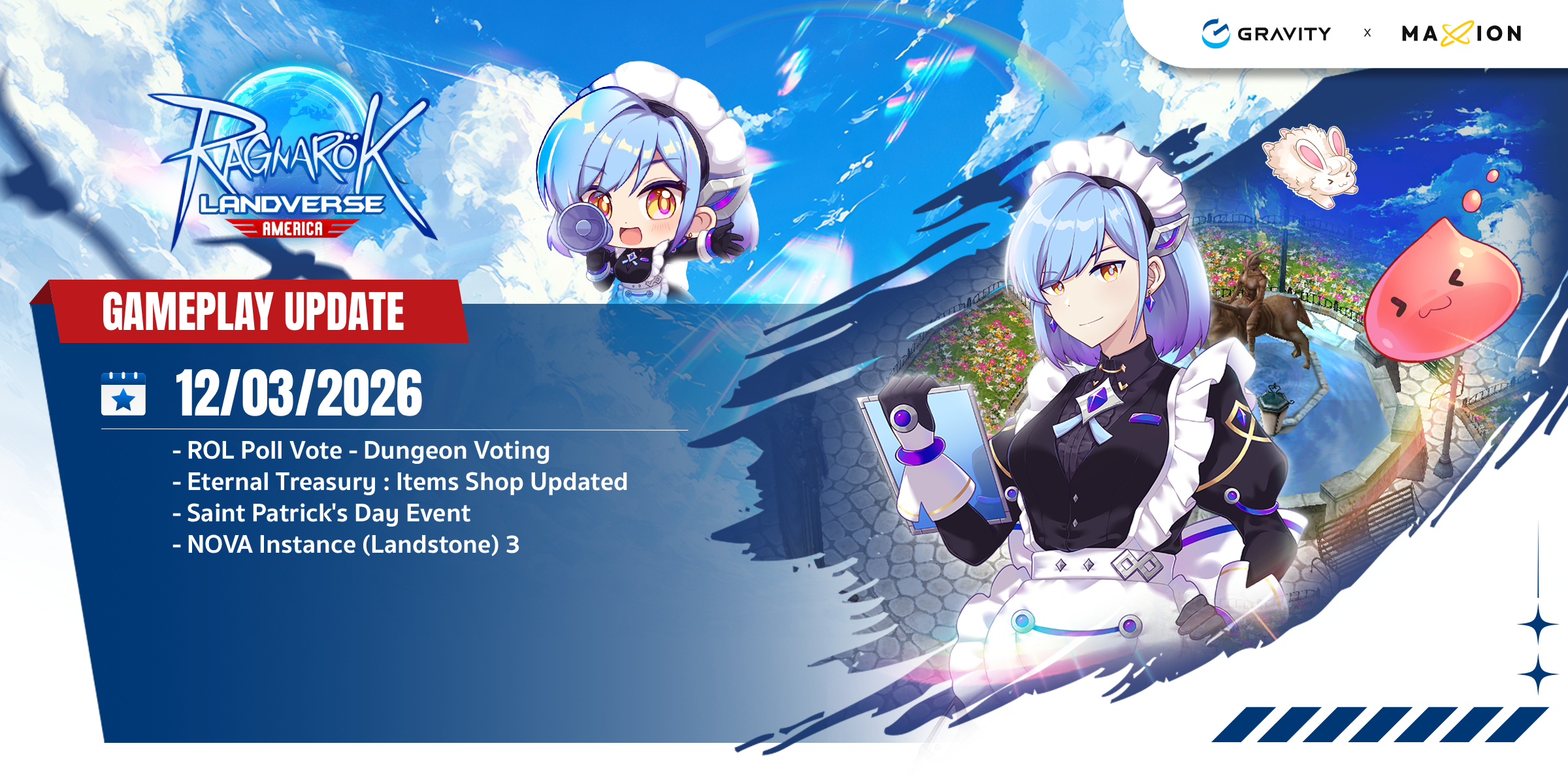 Ragnarok Online Landverse America : GAMEPLAY UPDATE 12/03/2026