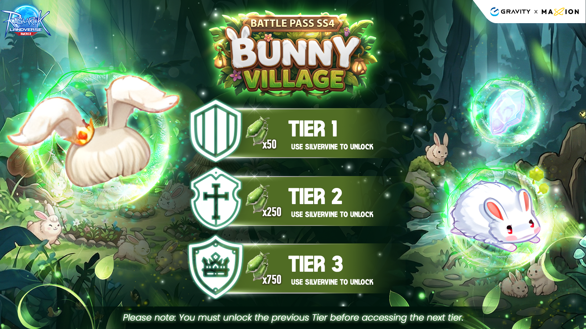 Ragnarok Online Landverse America : Battle Pass SS4 : Bunny Village