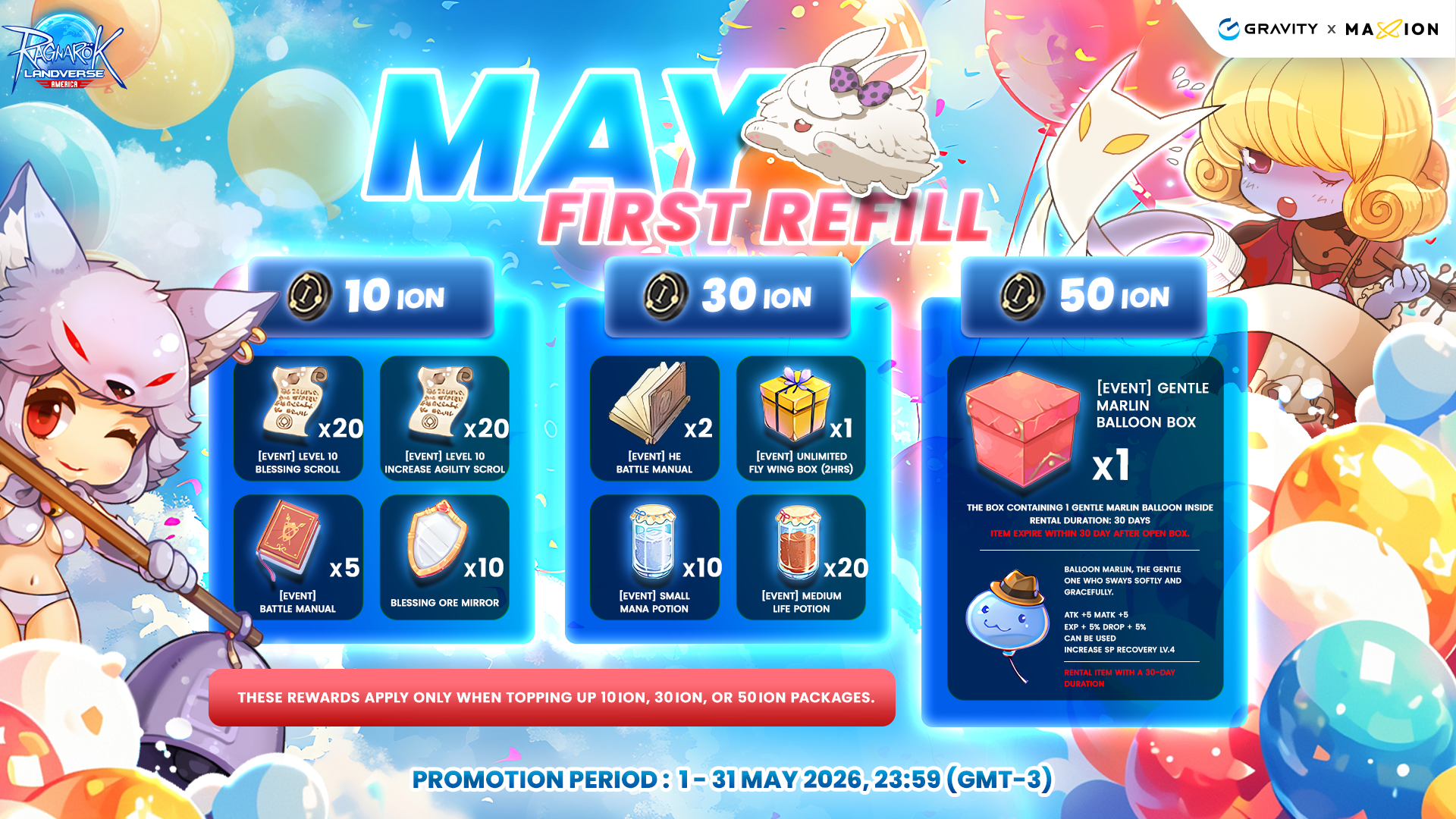 Ragnarok Online Landverse America : First Refill Promotion May 2026