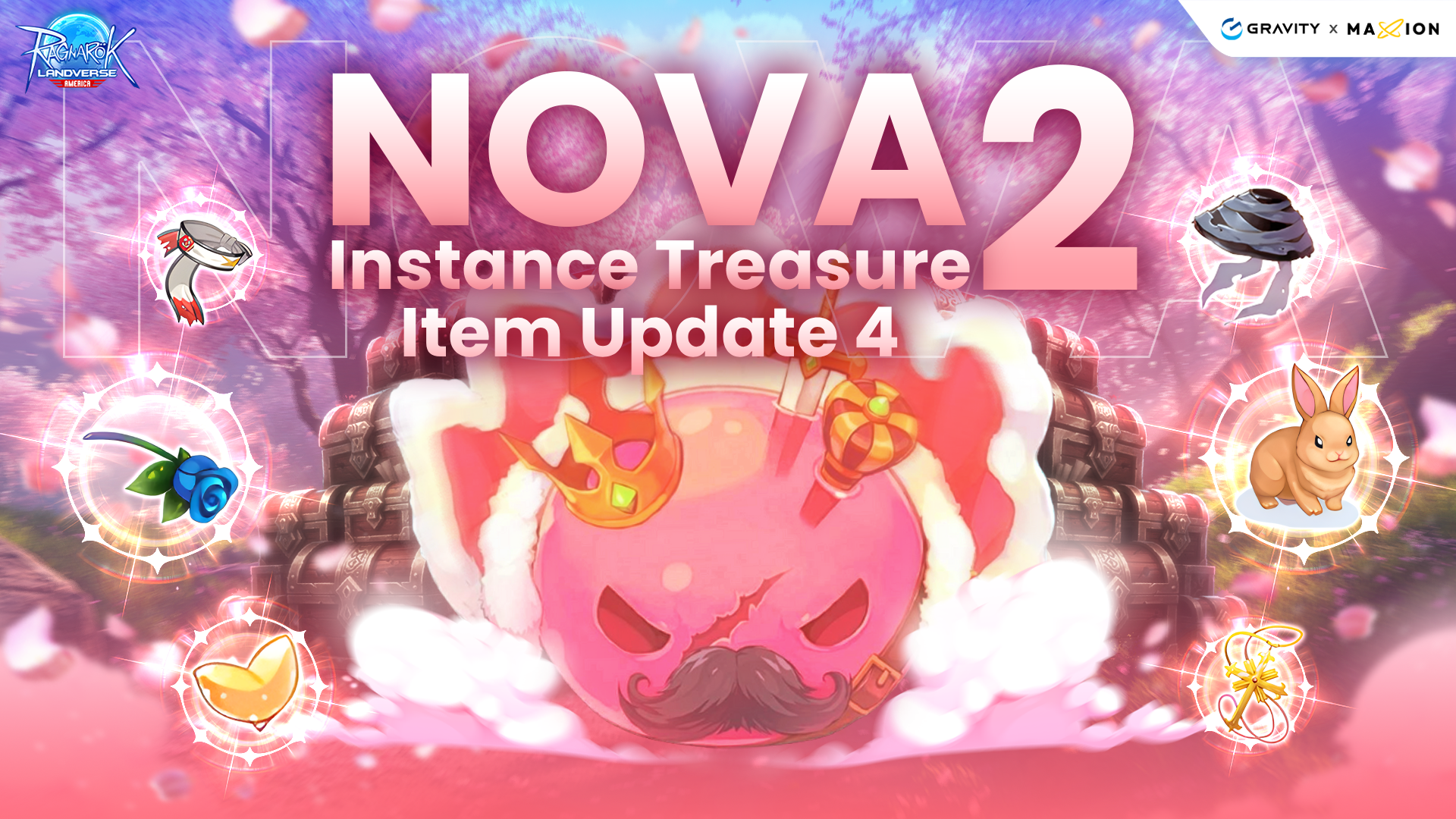 Ragnarok Online Landverse America : NOVA Instance Treasure 2 – Item Update 4