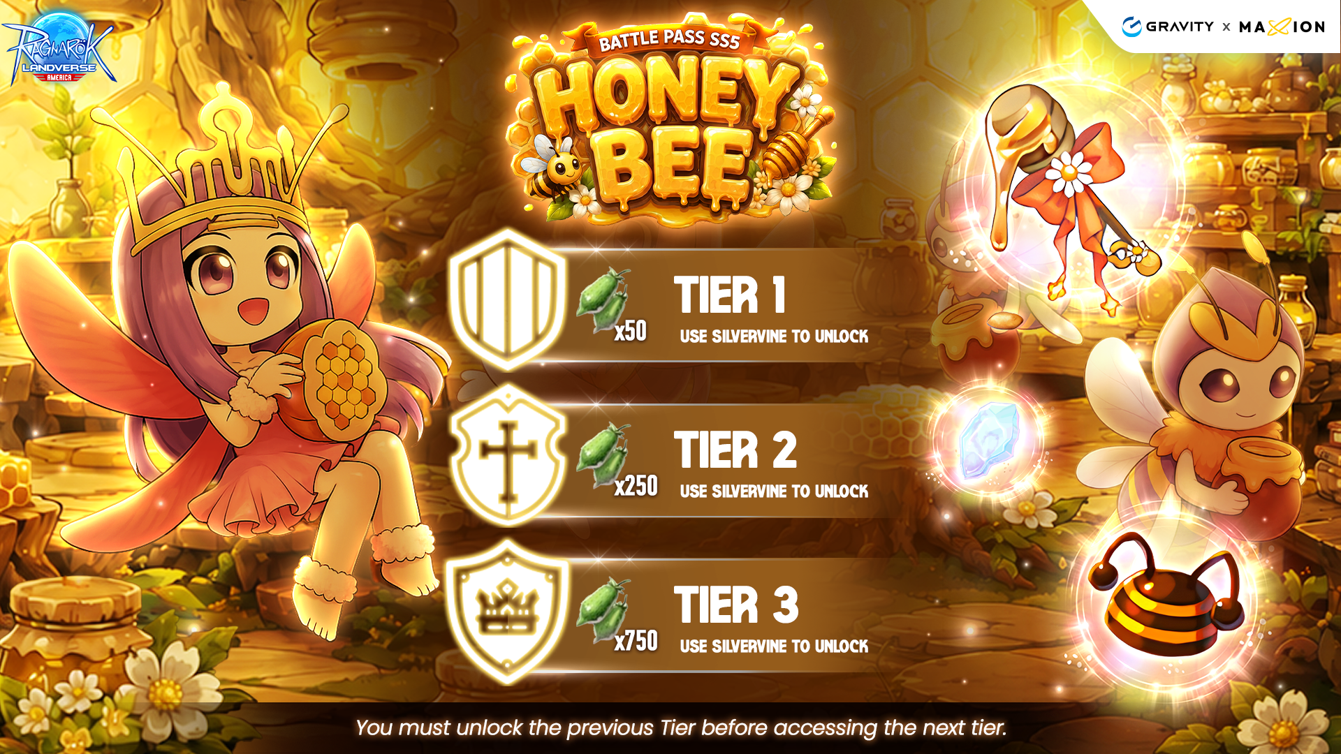 Ragnarok Online Landverse America : Battle Pass SS5 : Honey Bee
