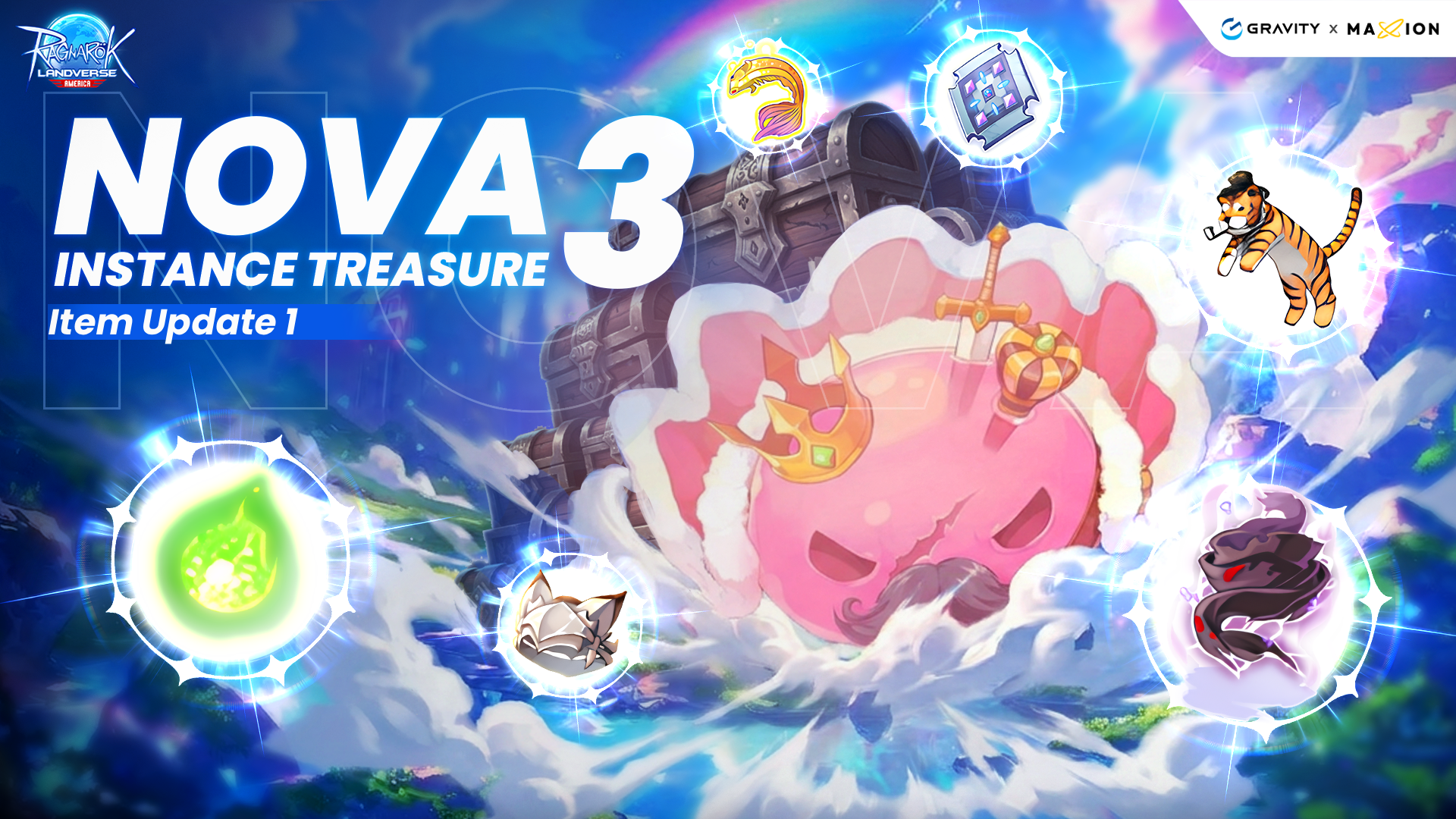 Ragnarok Online Landverse America : NOVA Instance Treasure 3 Item Update 1