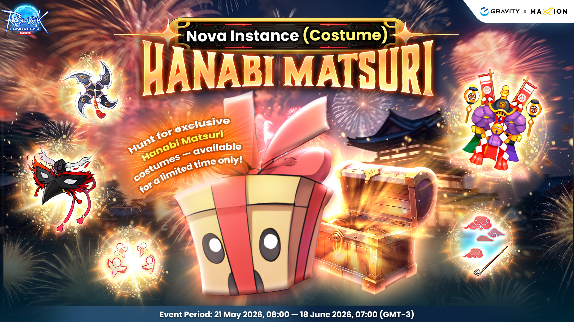 Ragnarok Online Landverse America : Nova Instance (Costume) – Hanabi Matsuri