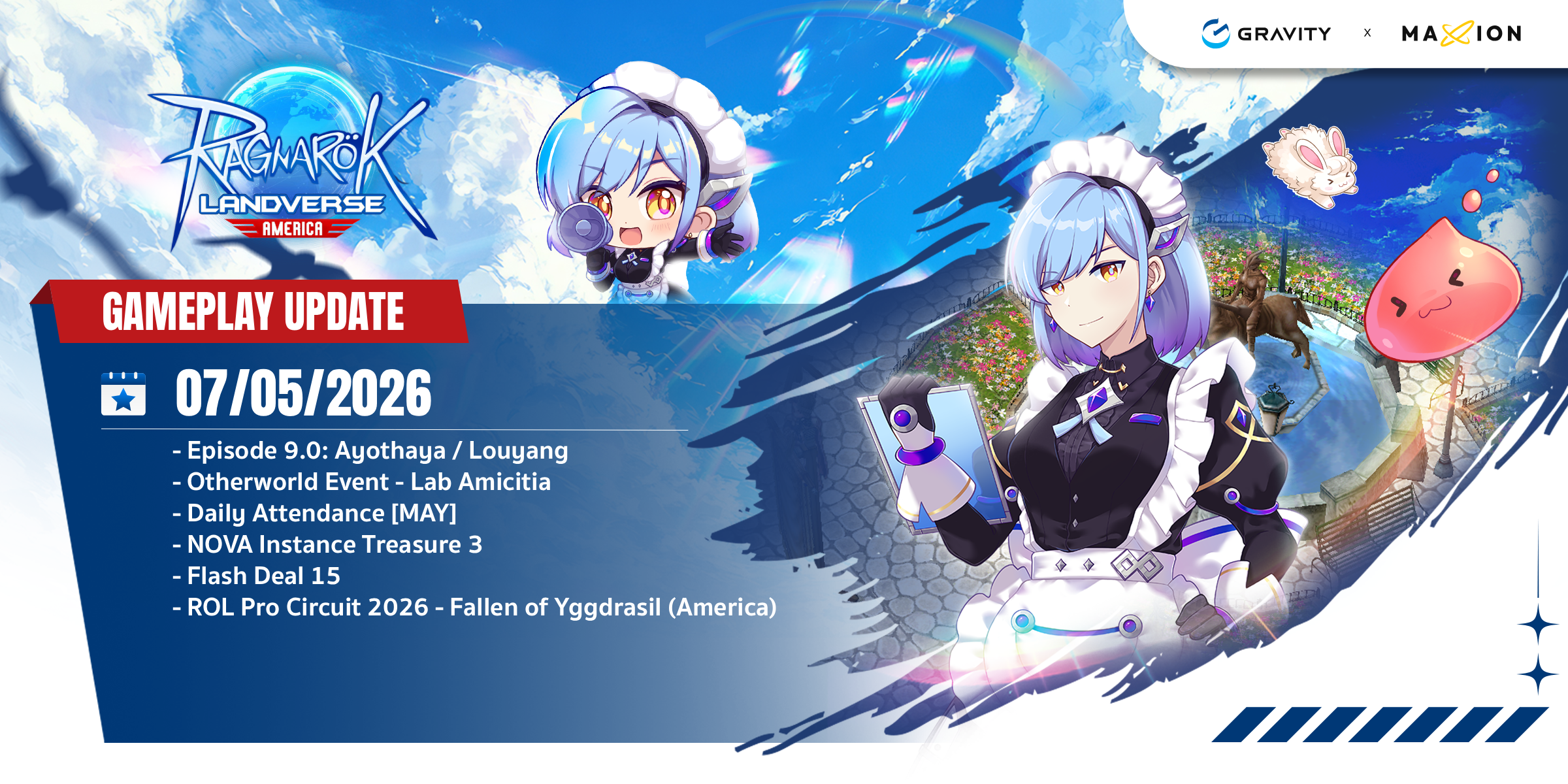 Ragnarok Online Landverse America : GAMEPLAY UPDATE 07/05/2026